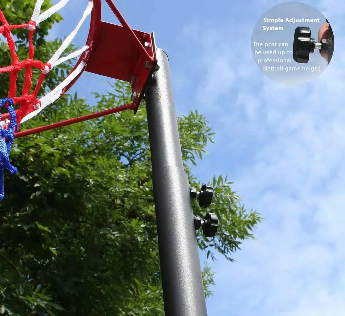 Bee-Ball Netball Post With Free Mitre Intercept Ball