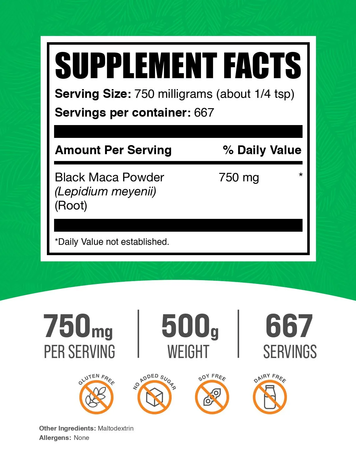 Black Maca Powder