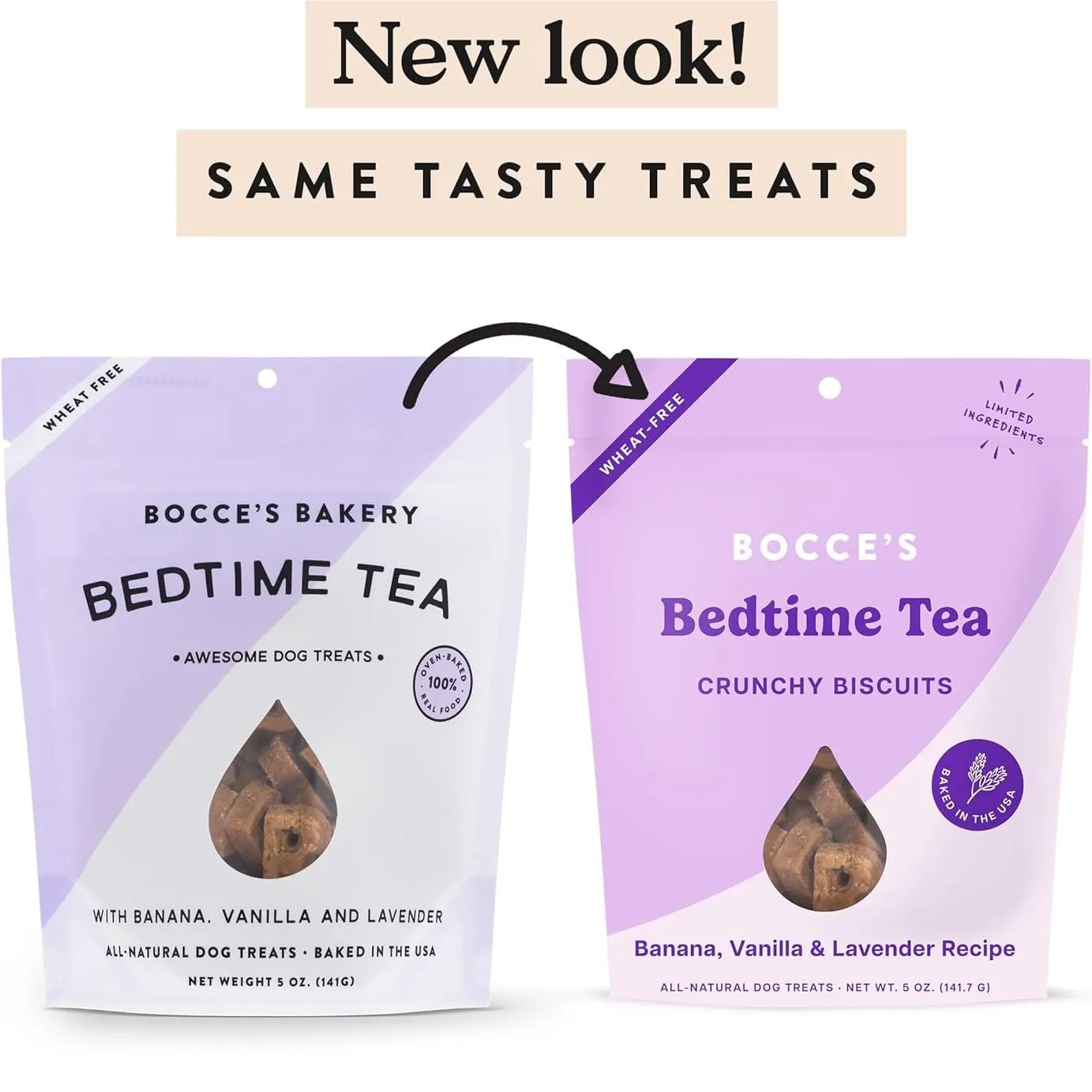 Bocce's Bedtime Tea Crunchy Dog Biscuits