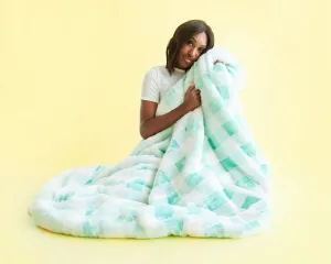 Buffalo Check Mint Blanket