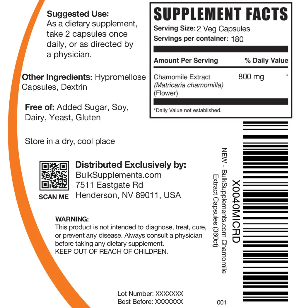 Chamomile Extract Capsules