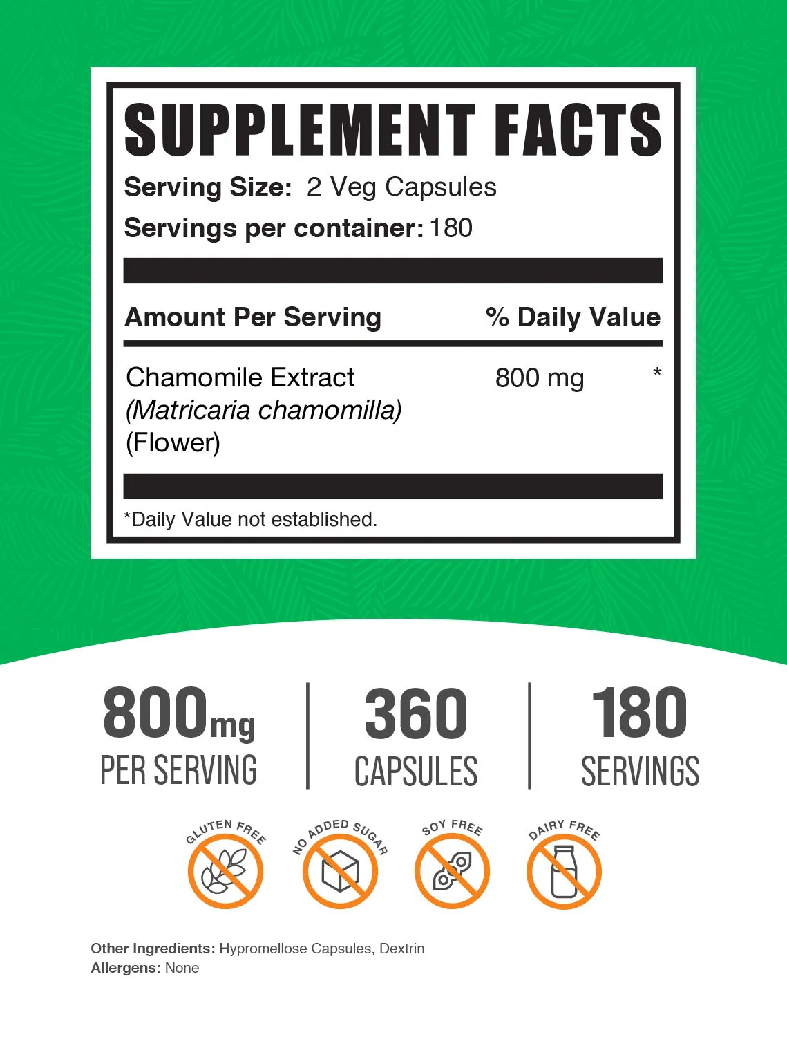 Chamomile Extract Capsules