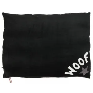 Charcoal Grey Woof Star Dog Bed