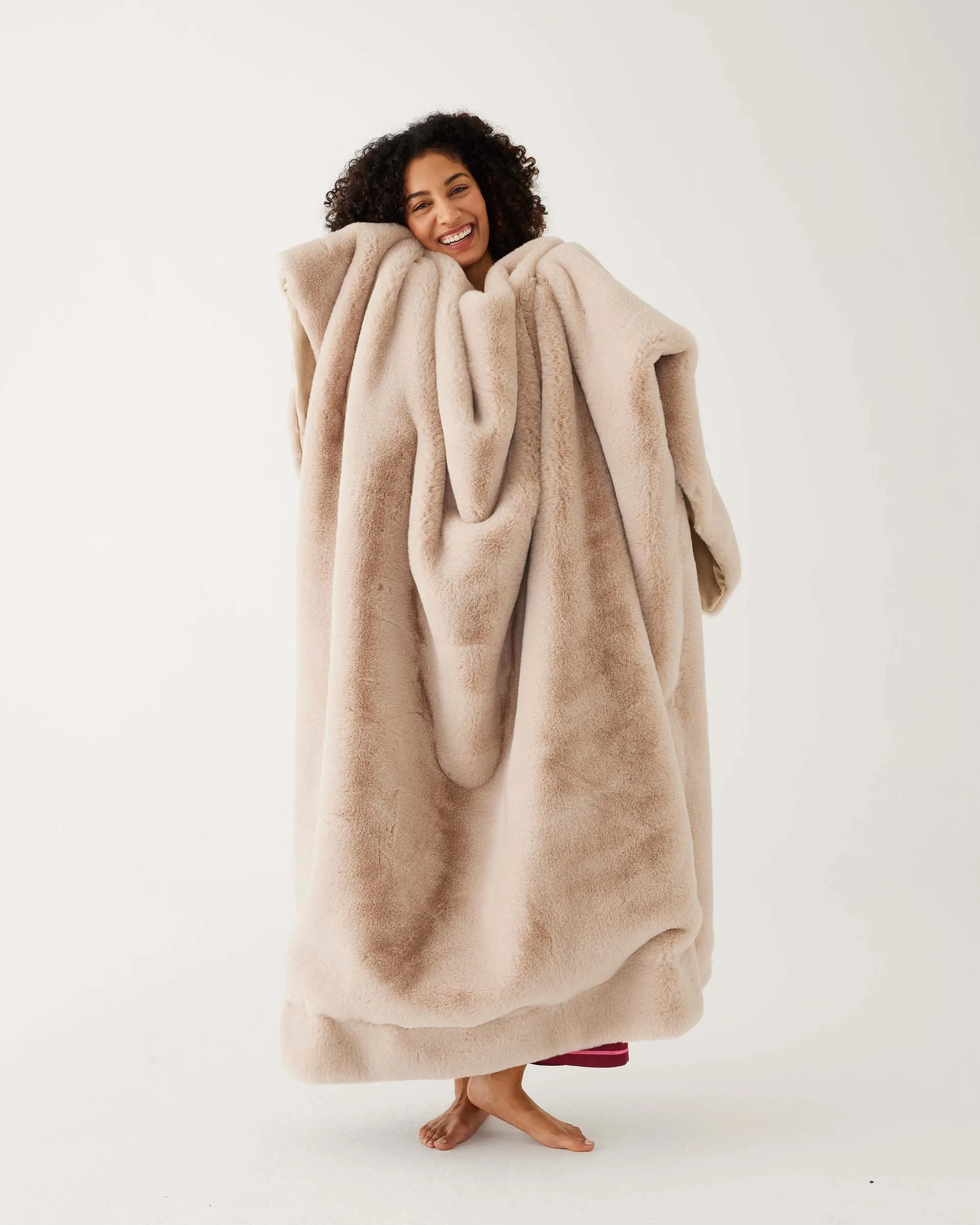 Cozy Cabin Faux Fur Blanket