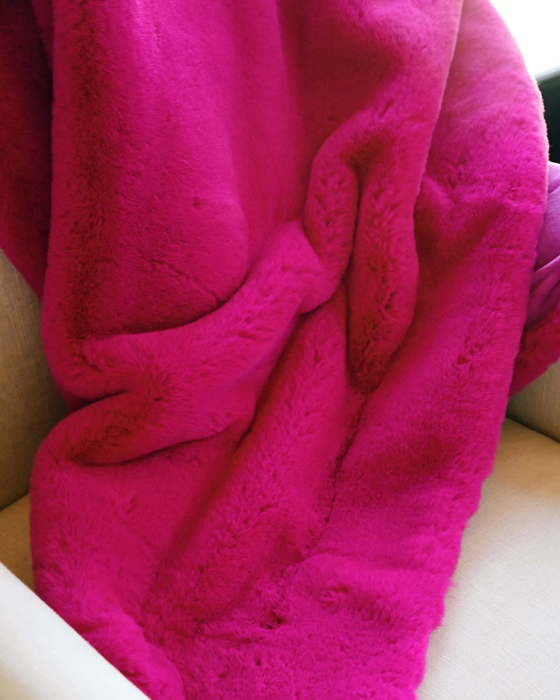 Cozy Cabin Faux Fur Blanket