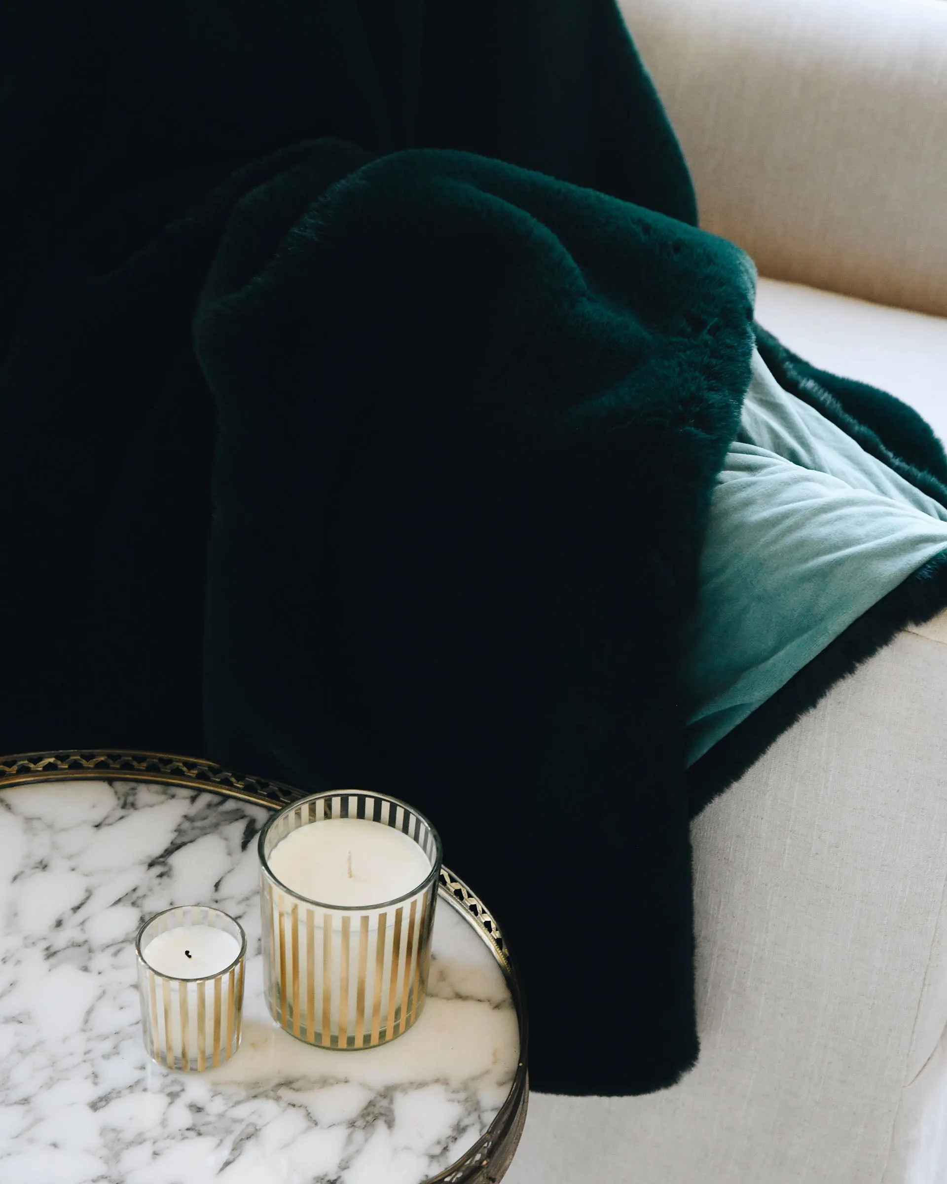 Cozy Cabin Faux Fur Blanket
