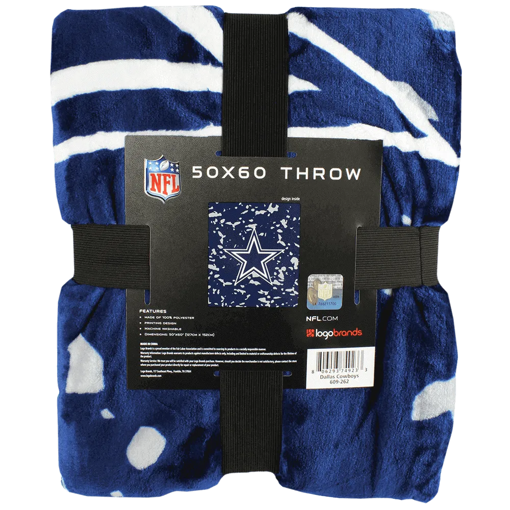 Dallas Cowboys Throw Blanket, 50" x 60"