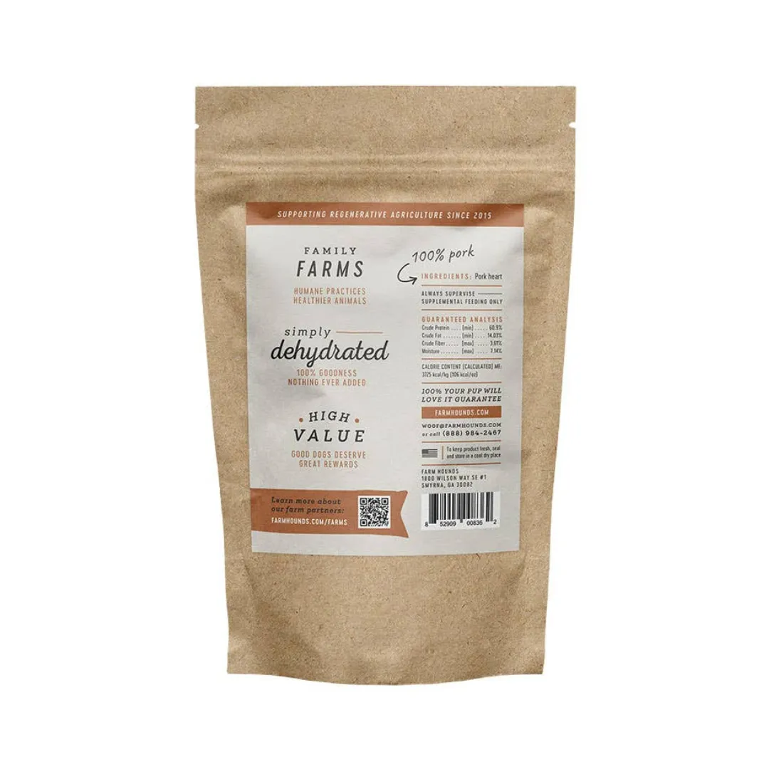 Farm Hounds Pork Heart Dog Treat
