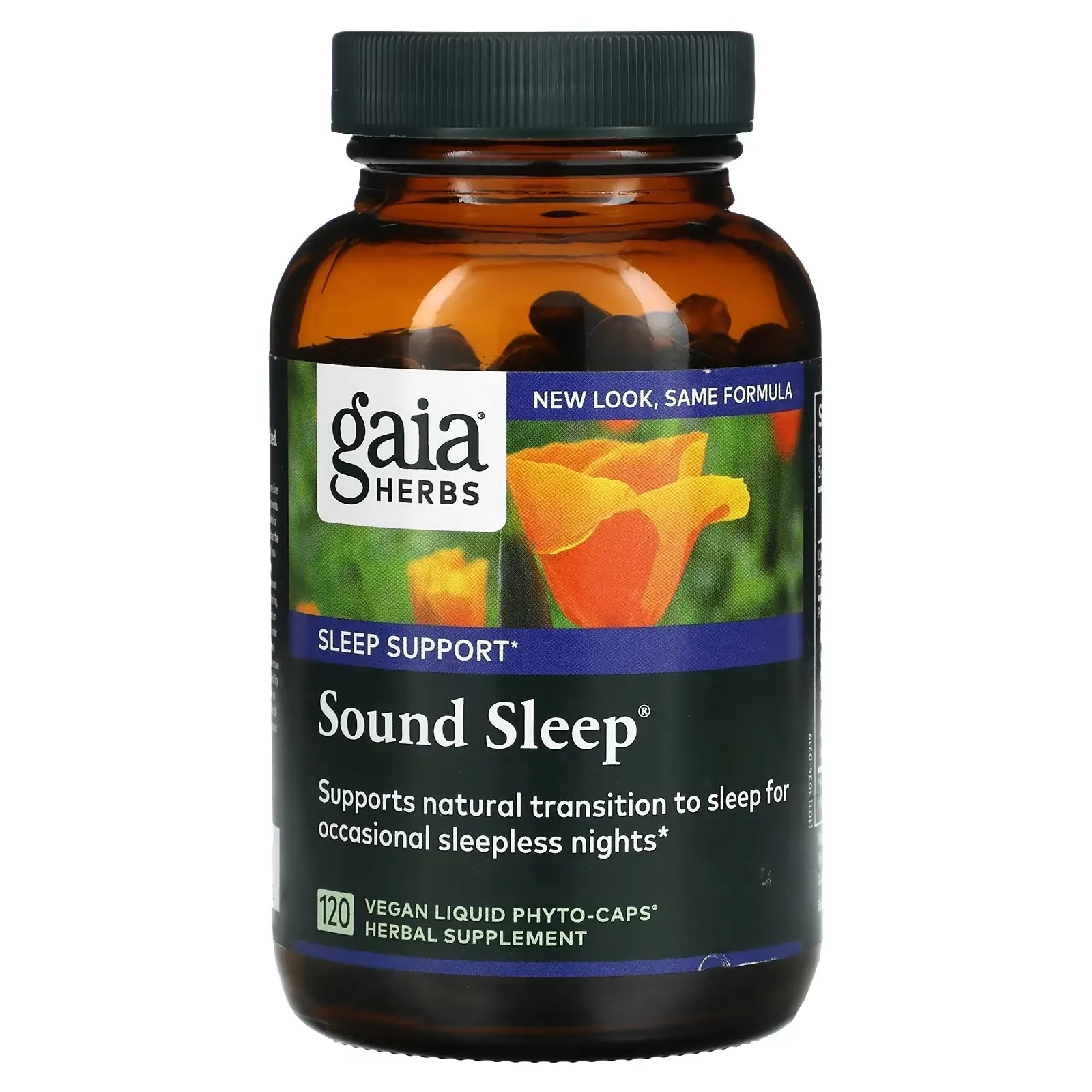 Gaia Herbs Sound Sleep Healthy Sleep, 120 Vegan Capsules