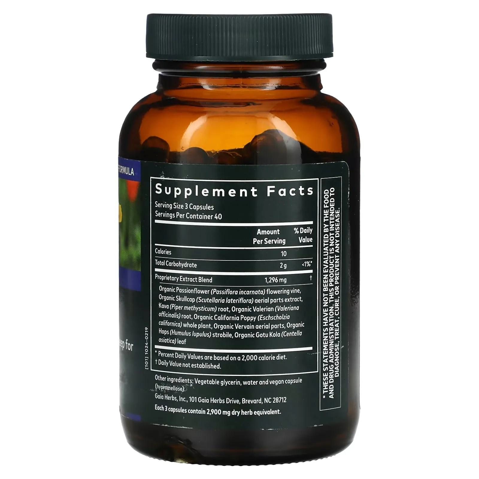 Gaia Herbs Sound Sleep Healthy Sleep, 120 Vegan Capsules