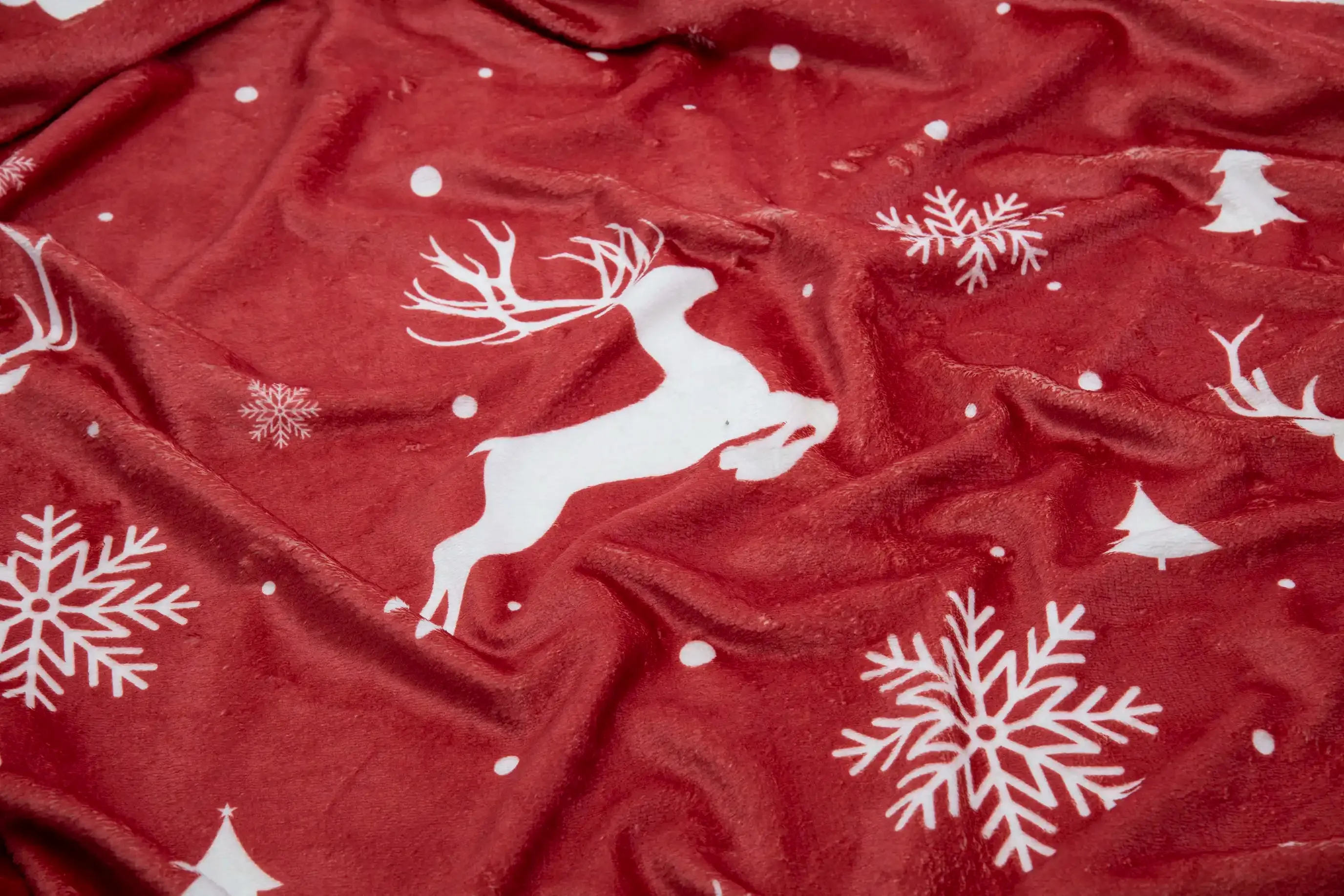 Holidays Fleece Throw Blanket (130x180)