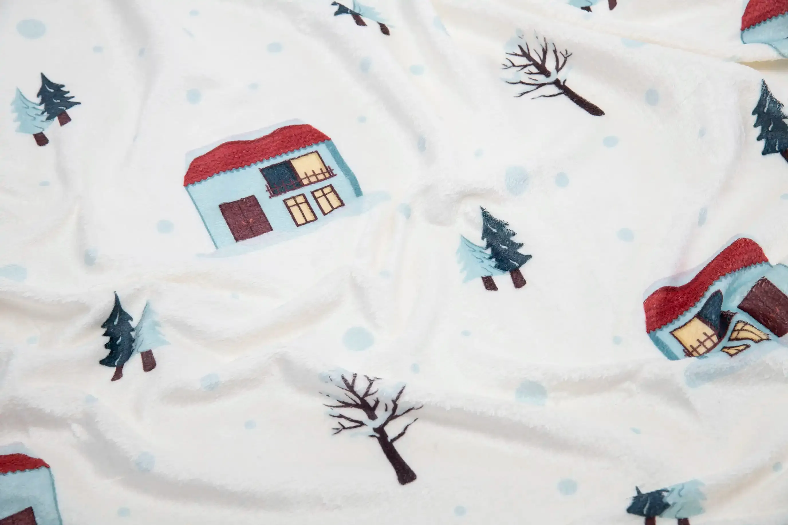 Holidays Fleece Throw Blanket (130x180)