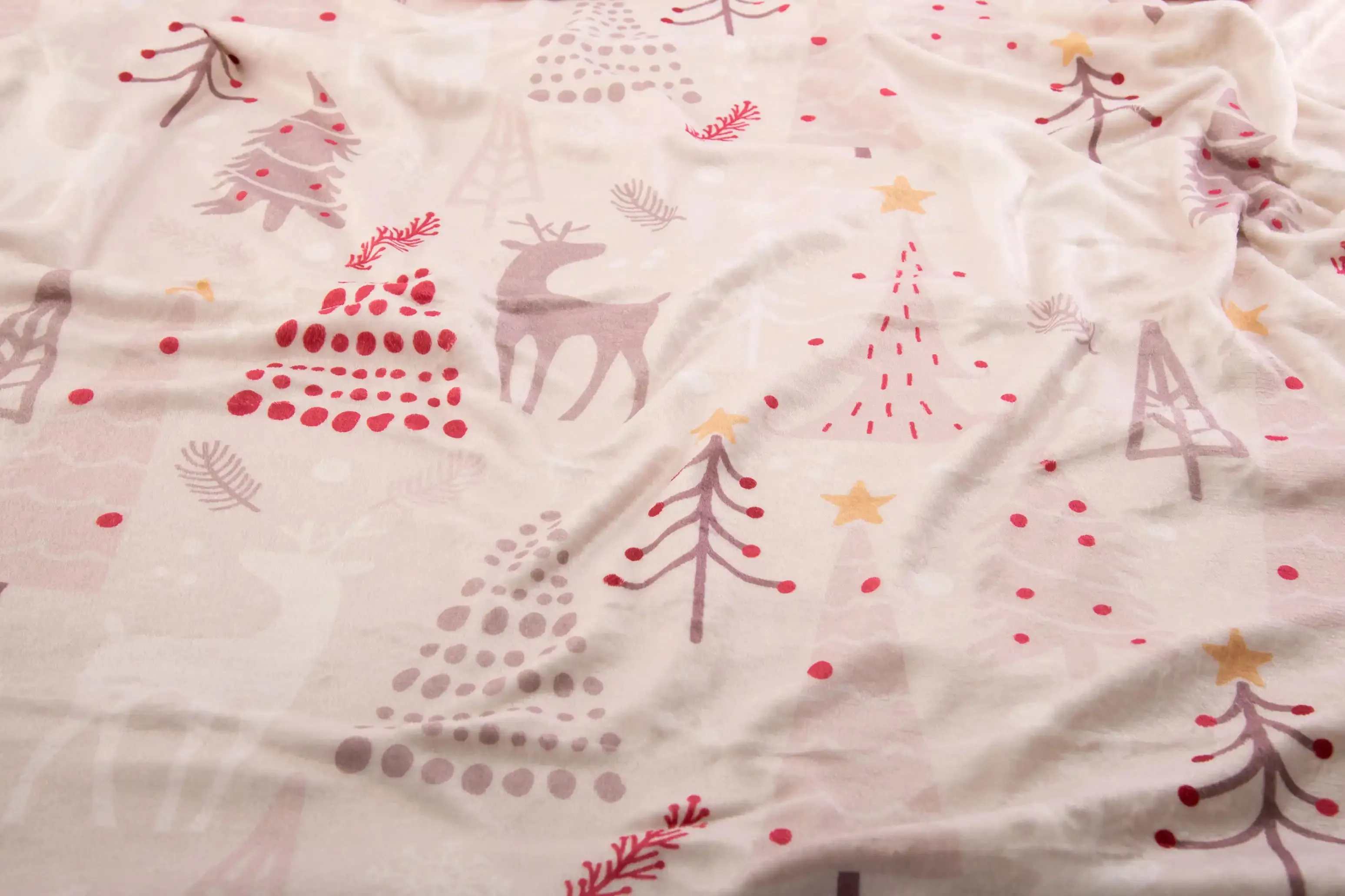 Holidays Fleece Throw Blanket (130x180)