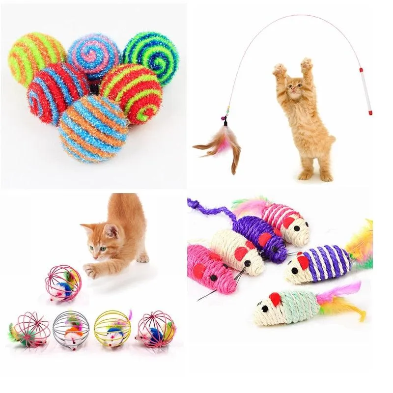 Interactive Mouse/Ball Cat Toys