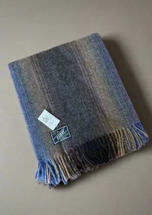 Kerry Woollen Mills 100% Irish Wool Throw | Taupe Mix