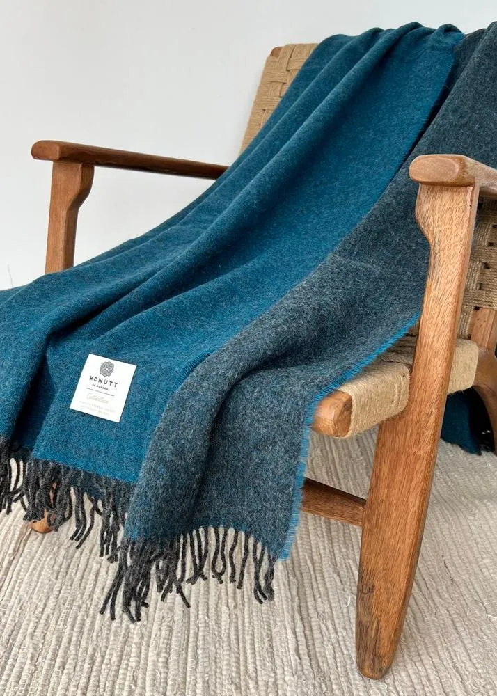 Mcnutt Wool Blanket | Larkspur