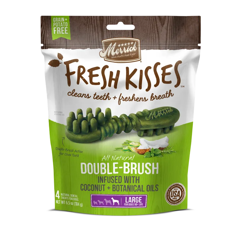 Merrick Dog Dental Treats Fresh Kisses - Coconut Oil L 184g
