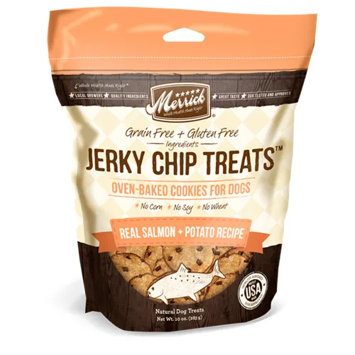 Merrick Jerky Chip Treats Salmon Potato Recipe