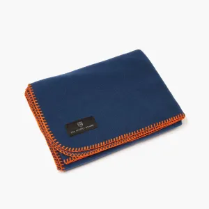 Navy Blue Dog & Puppy Fleece Blanket | Soft, Cozy & Stylish Comfort