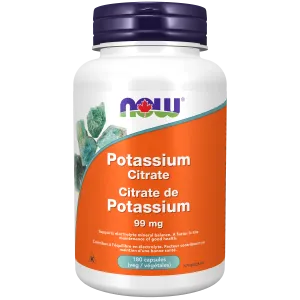 NOW® Supplements Potassium Citrate 99mg