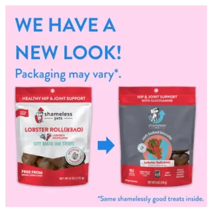 Shameless Pets Soft-Baked Lobster Rollover Biscuits for Dogs, 6oz