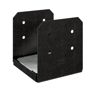 Simpson APVB1010 Outdoor Accents Avant Collection ZMAX, Black Powder-Coated Post Base for 10x10