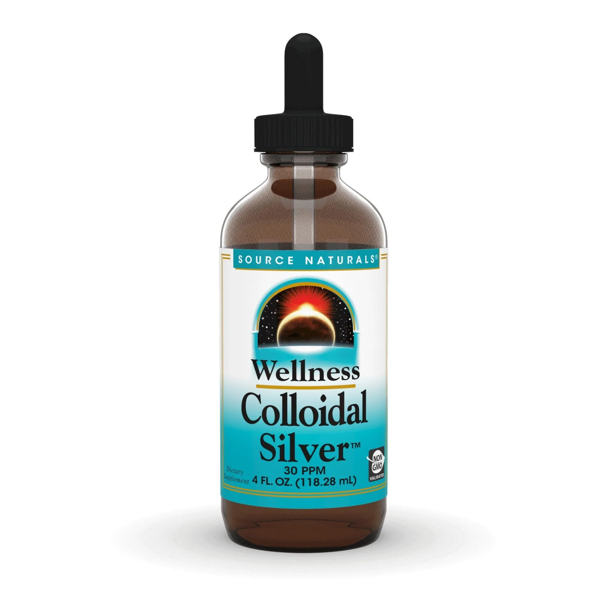 Source Naturals, Inc. Wellness Colloidal Silver 30 ppm Liquid 4 oz Liquid