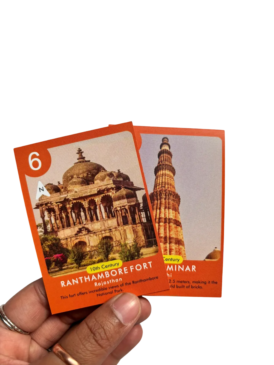Taali Bharat Yatra - Indian Monument Card Game (52 Cards)
