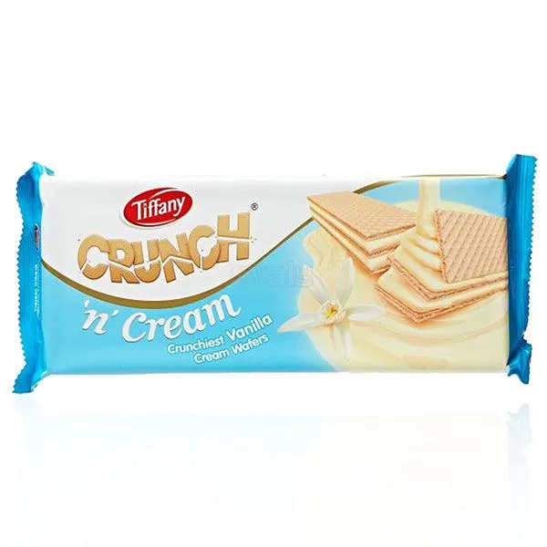 TIFFANY CRUNCH N CREAM VANILLA 153G