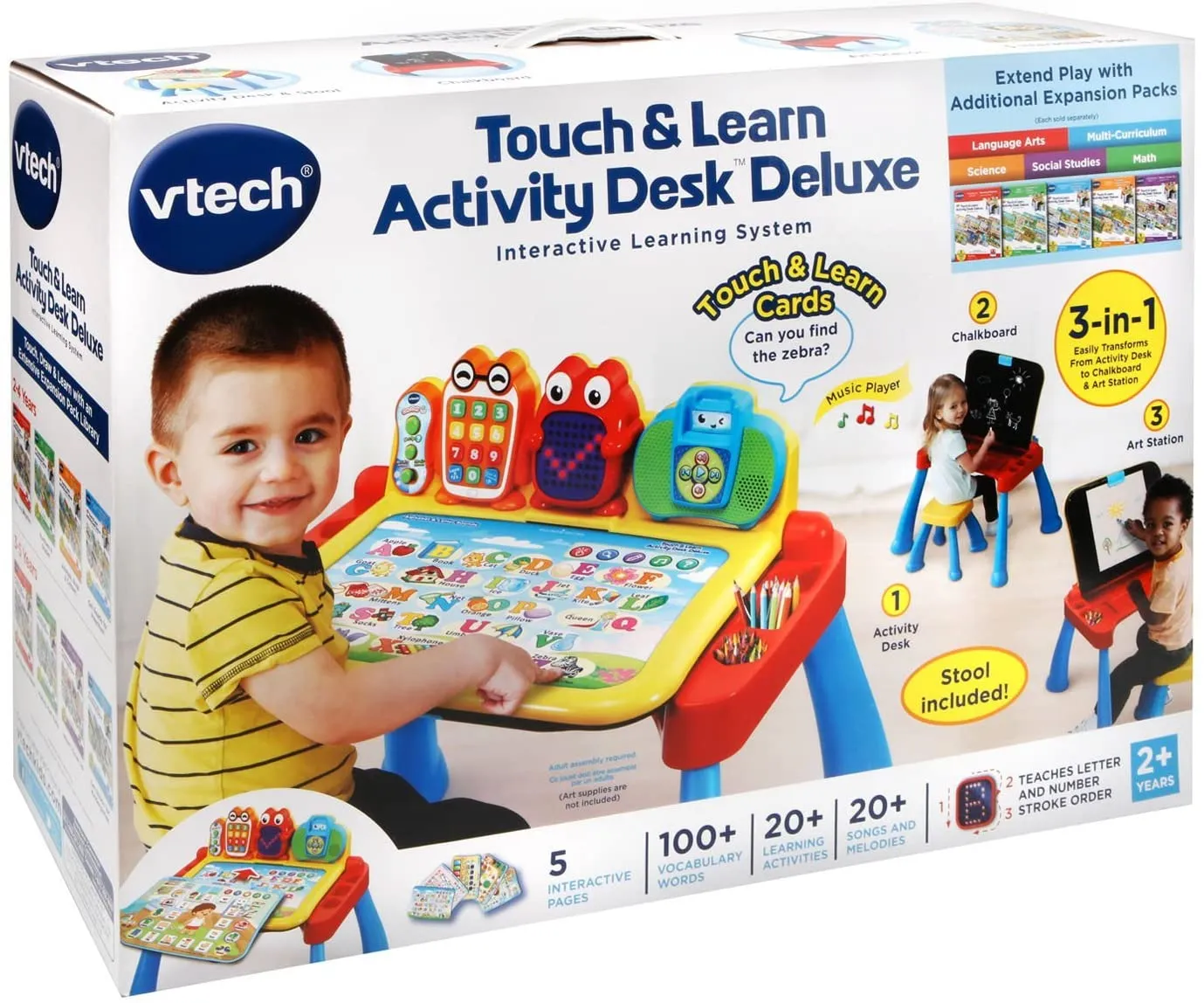 TOUCH & LEARN ACTIVITY DESK DELUXE (3-in1)