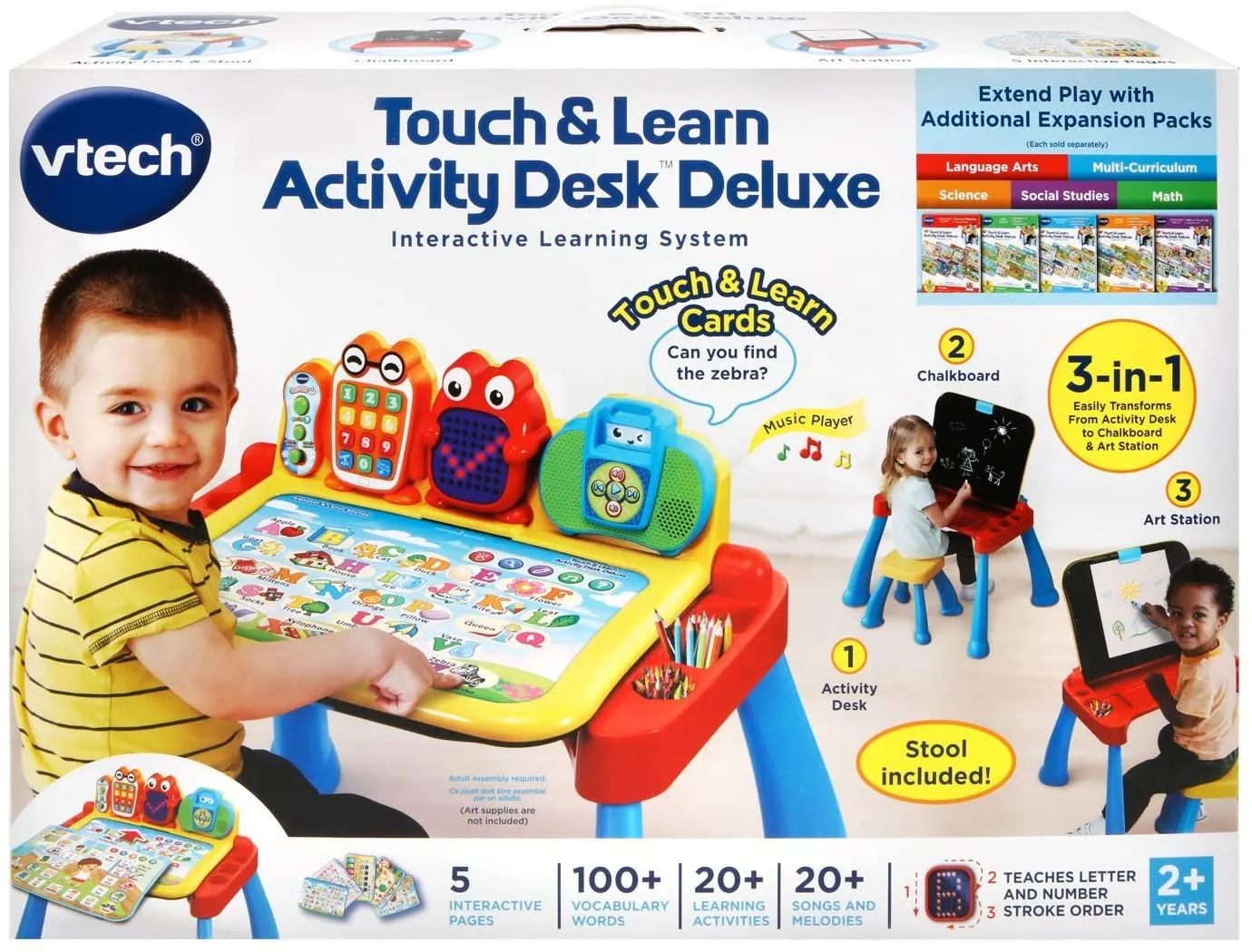 TOUCH & LEARN ACTIVITY DESK DELUXE (3-in1)