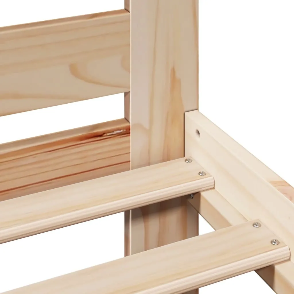 vidaXL Bed Frame without Mattress 160x200 cm Solid Wood Pine