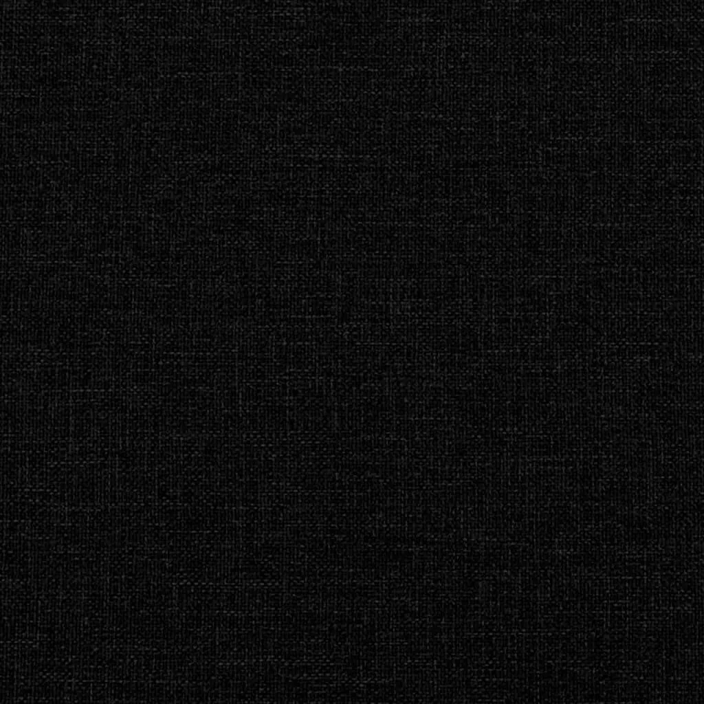 vidaXL Bed Frame without Mattress Black 90x190 cm Single Fabric