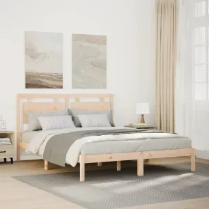 vidaXL Extra Long Bed Frame without Mattress?140x220 cm Solid Wood