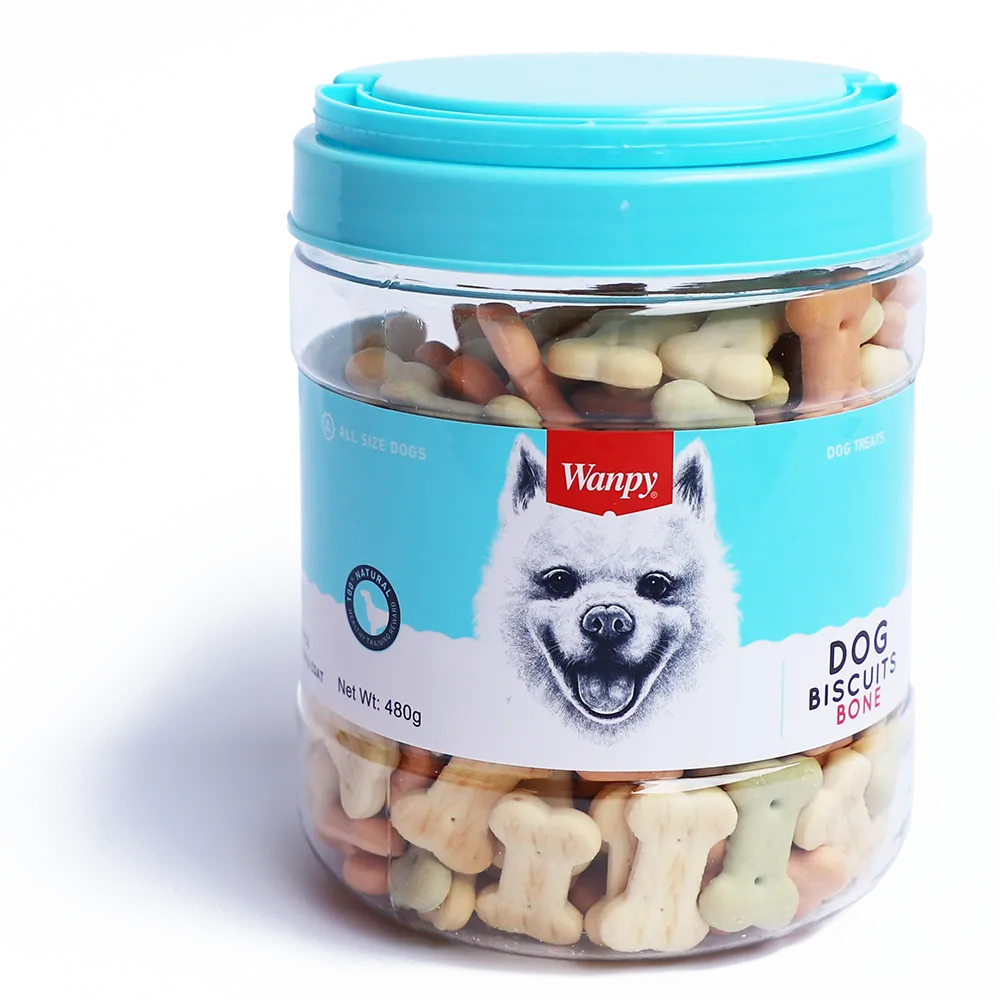 Wanpy Dog Biscuits Bone 480g