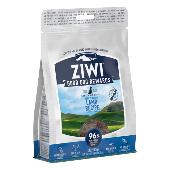 Ziwi Peak Dog Treat Good Dog Rewards Lamb 3oz
